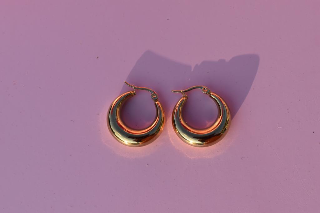 Vintage Chunky Hoops